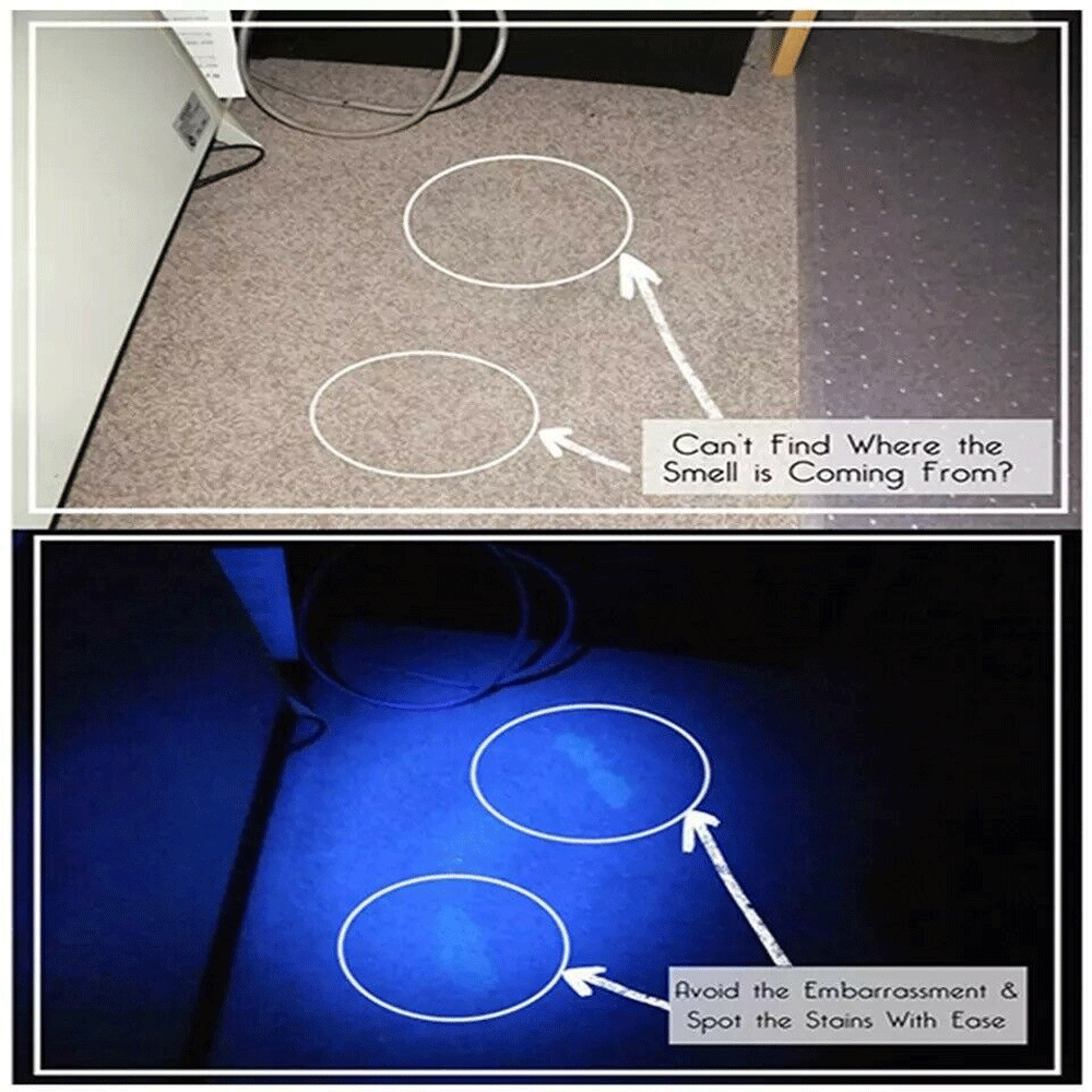 Super helle UV-Taschenlampe – 395 nm Schwarzlicht