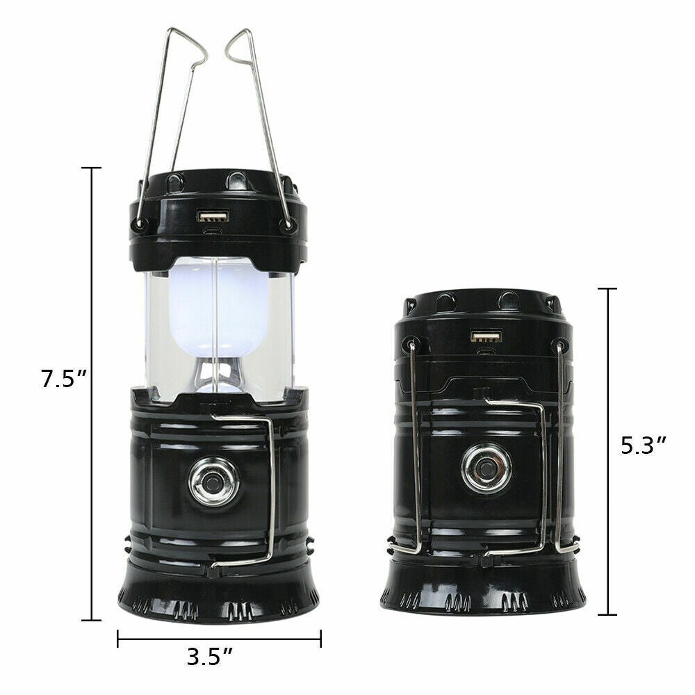 Camping-Laterne – wiederaufladbare LED-Laterne für Camping, Notfall & Überlebenssets