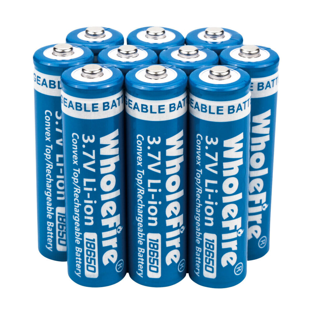 18650 Li-Ion 3,7V wiederaufladbare Akkus – 5000mAh Hochkapazität (2er-Set)