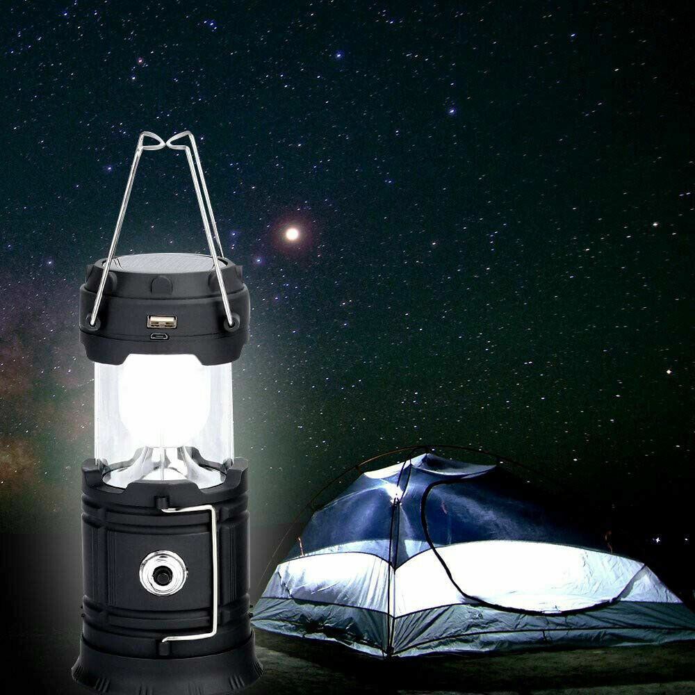Camping-Laterne – wiederaufladbare LED-Laterne für Camping, Notfall & Überlebenssets
