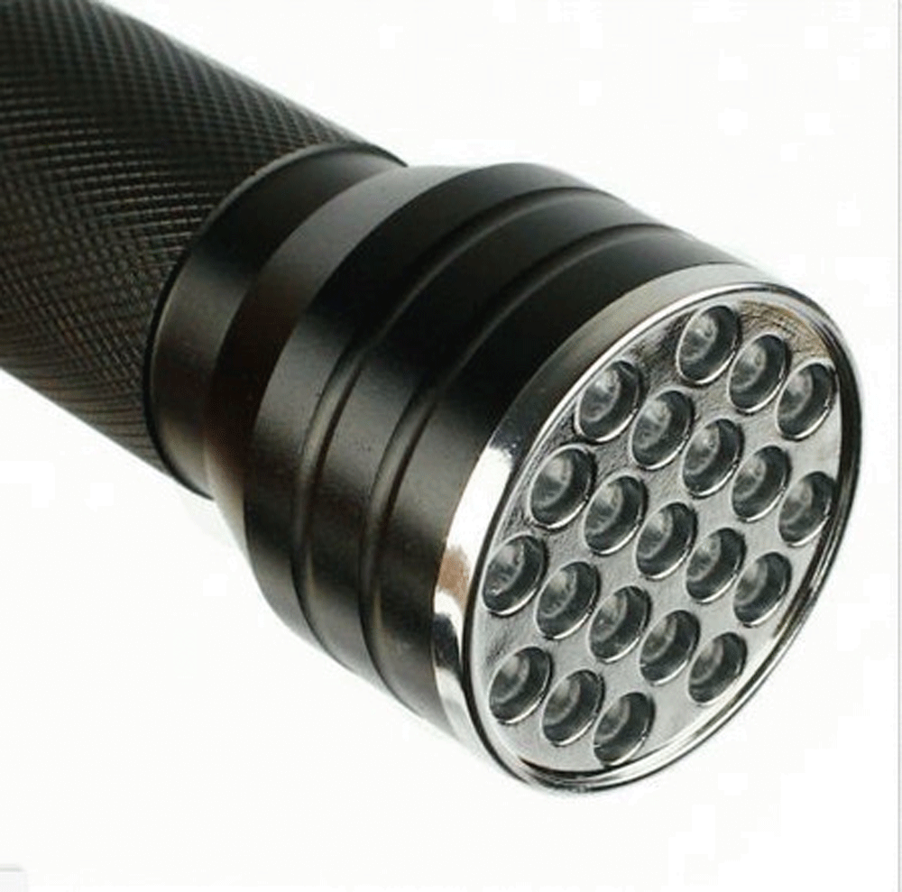 Super helle UV-Taschenlampe – 395 nm Schwarzlicht