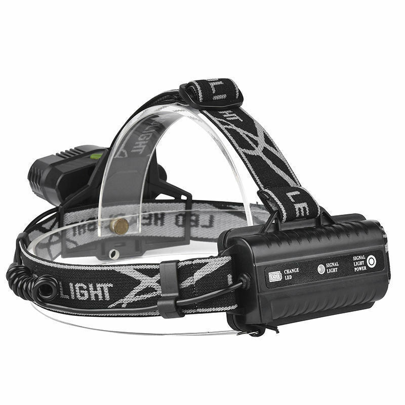 High-Power 5x LED-Stirnlampe – wasserdicht