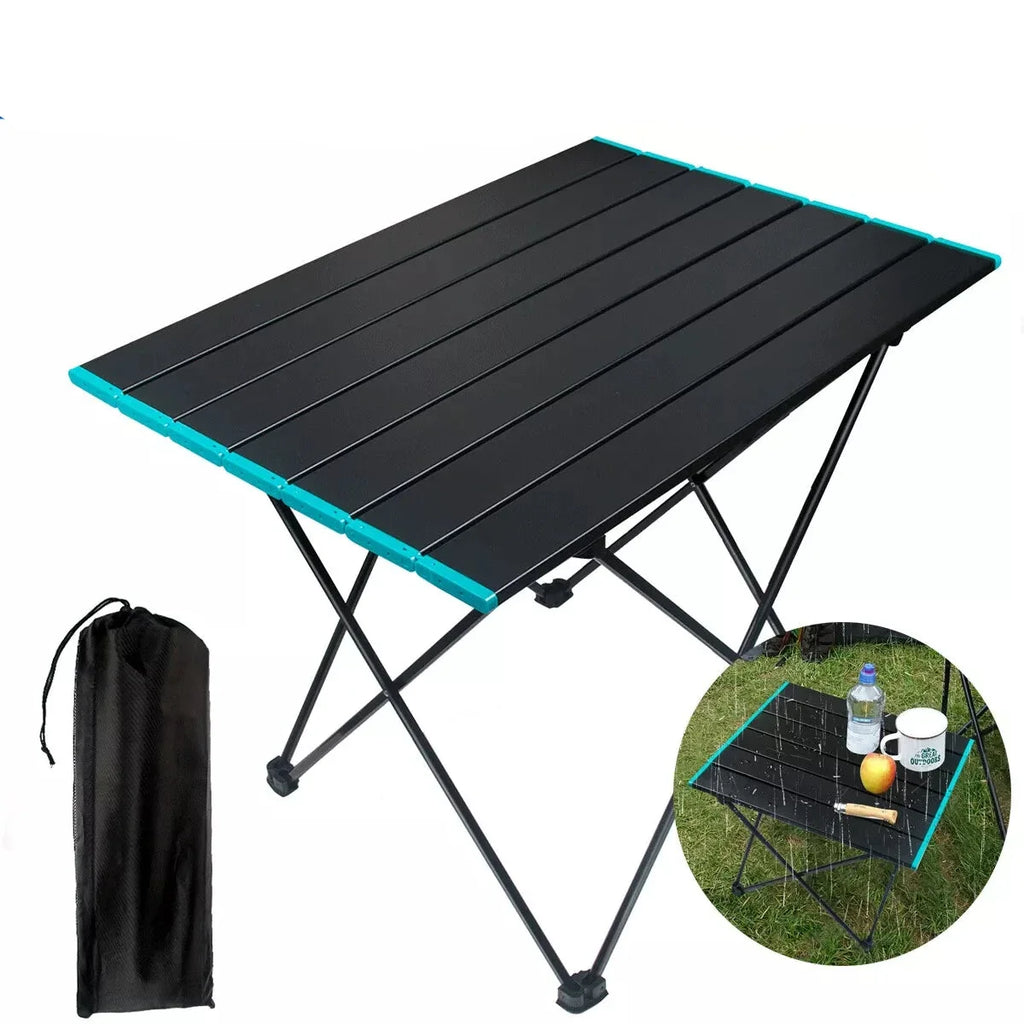 Outdoor-Klapptisch – tragbarer, leichter Aluminiumtisch mit Tasche