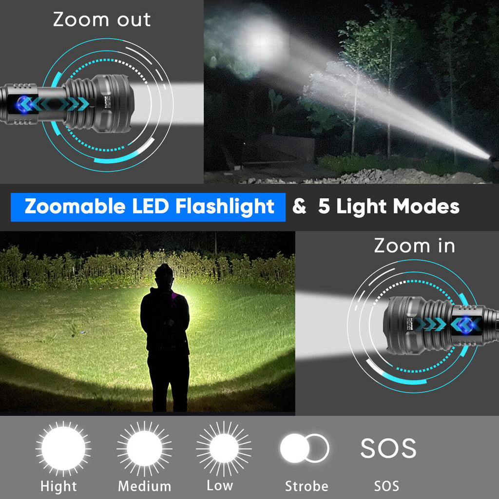 LED-Taschenlampe – leistungsstark und hell für den Alltag & Outdoor