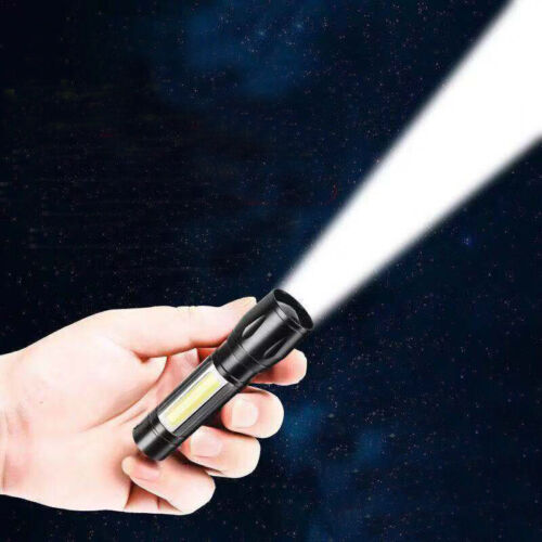 Mini Tactical-Taschenlampe – 900 Lumen, USB-wiederaufladbar, COB-Licht