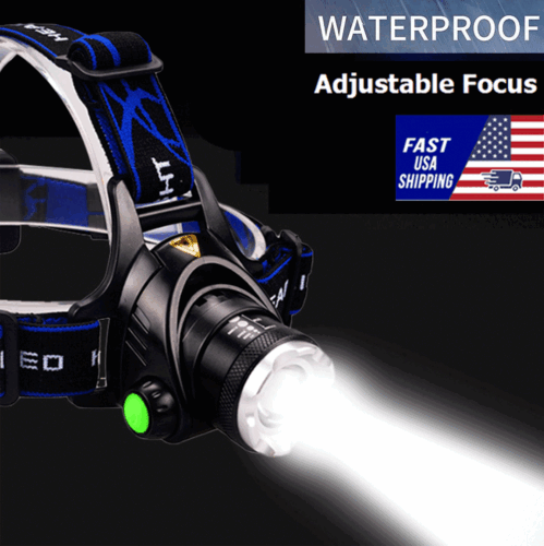 High-Power 3-Modus LED-Stirnlampe – wasserdicht