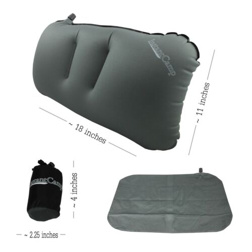 Aufblasbares Camping-Kissen – ultraleicht, kompakt, ergonomisch