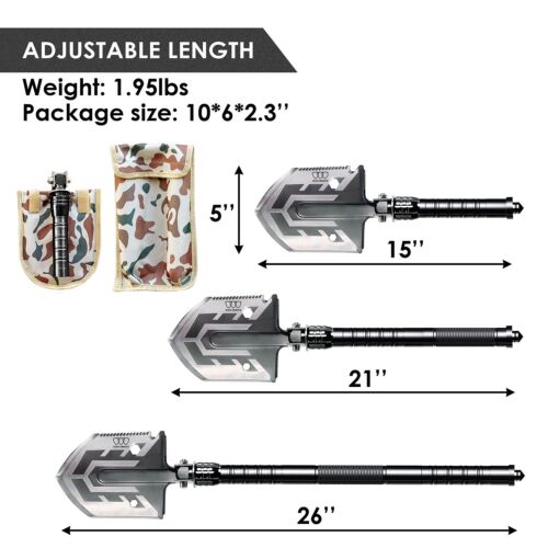 19-in-1 Robuster Multifunktions-Klappspaten
