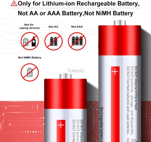 Universal-Smart-Ladegerät 4-fach – für 3,7V 18650/26650 Li-Ion-Akkus