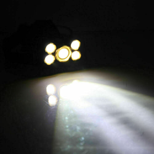 Super helle 5x LED-Stirnlampe – wasserdicht, wiederaufladbar
