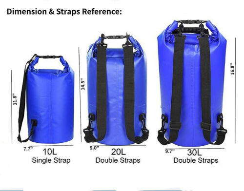 Wasserdichter Packsack – 20L/30L Roll-Top für Outdoor