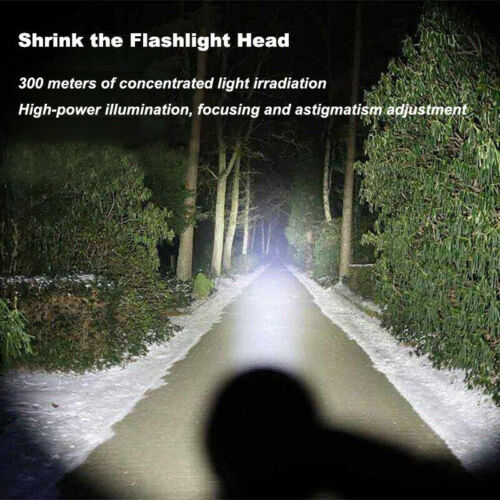 Mini Tactical-Taschenlampe – 900 Lumen, USB-wiederaufladbar, COB-Licht