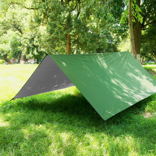 Camping-Hängematten-Set mit Moskitonetz, Unterdecke & Regenschutz