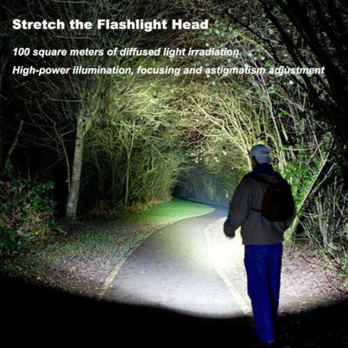 Mini Tactical-Taschenlampe – 900 Lumen, USB-wiederaufladbar, COB-Licht