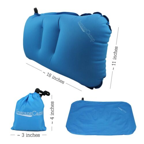 Aufblasbares Camping-Kissen – ultraleicht, kompakt, ergonomisch