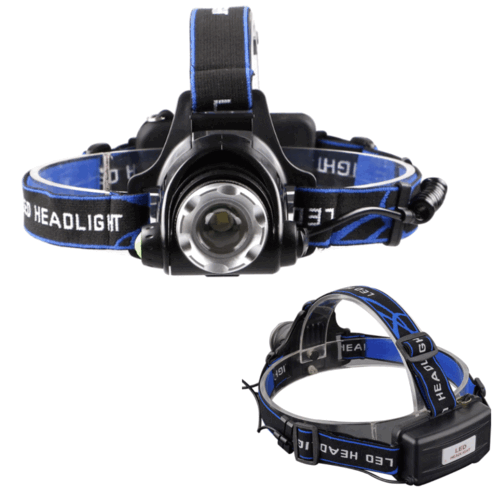 High-Power 3-Modus LED-Stirnlampe – wasserdicht