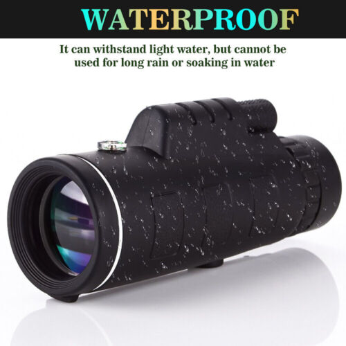 40x60 Zoom HD Monokular-Teleskop – Spektiv mit BAK4-Prismen
