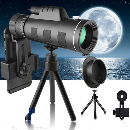 40x60 Zoom HD Monokular-Teleskop – Spektiv mit BAK4-Prismen