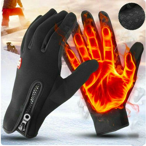 Thermohandschuhe – winddicht mit Touchscreen-Fingerspitzen