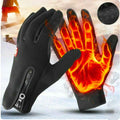 Thermohandschuhe – winddicht mit Touchscreen-Fingerspitzen