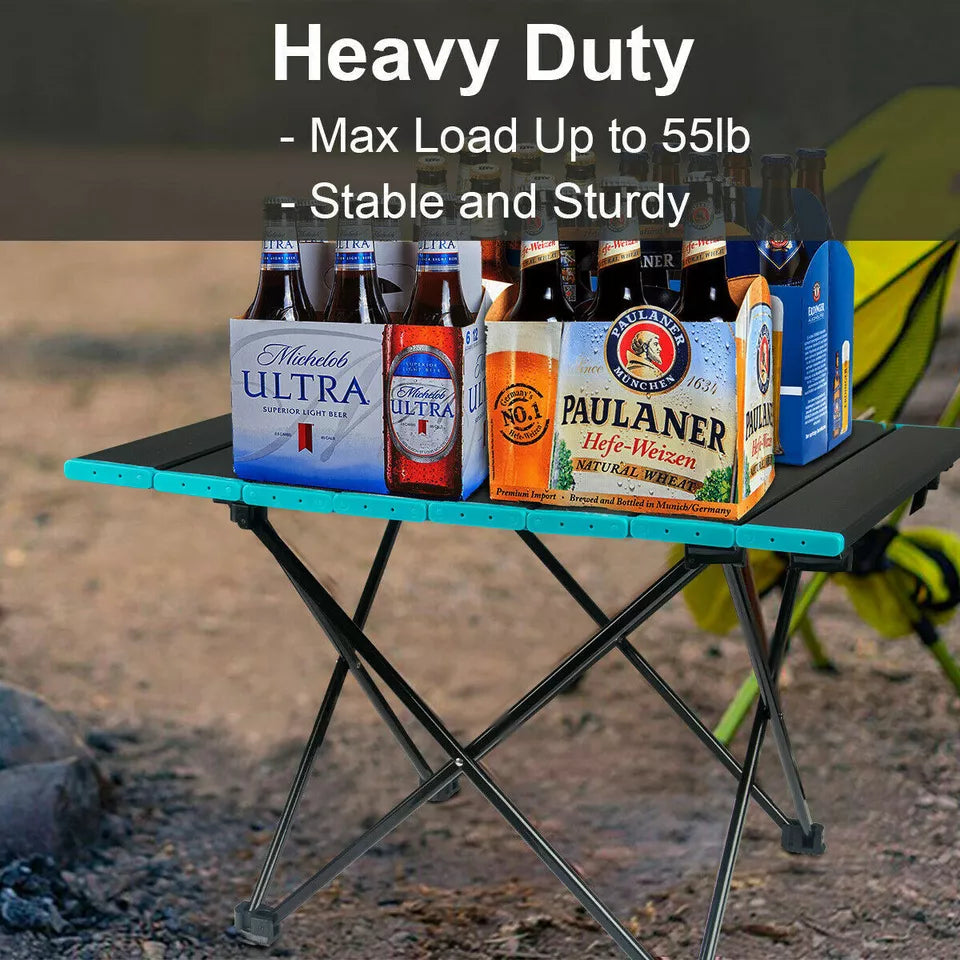 Outdoor-Klapptisch – tragbarer, leichter Aluminiumtisch mit Tasche