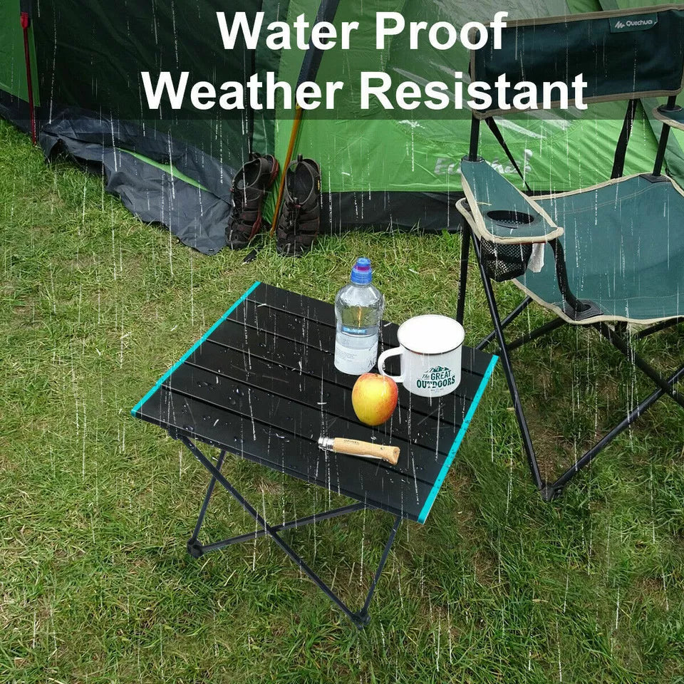 Outdoor-Klapptisch – tragbarer, leichter Aluminiumtisch mit Tasche