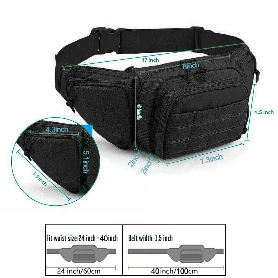 Tactical-Hüfttasche – Holster-Gürteltasche