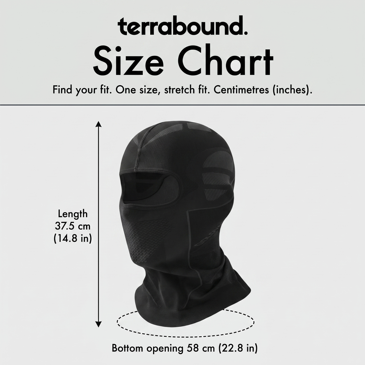 Thermo-Sturmhaube mit atmungsaktivem Mundpanel