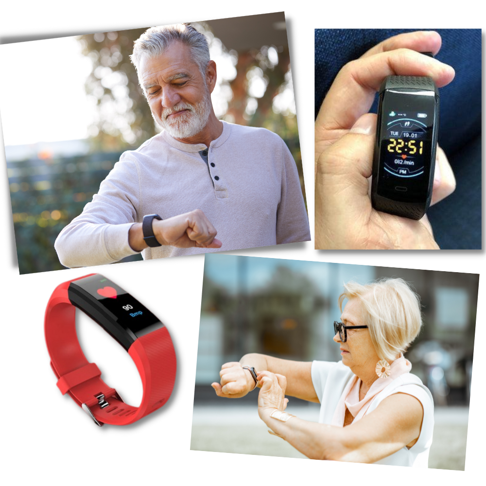 Smartwatch für Senioren mit Gesundheits-Tracking