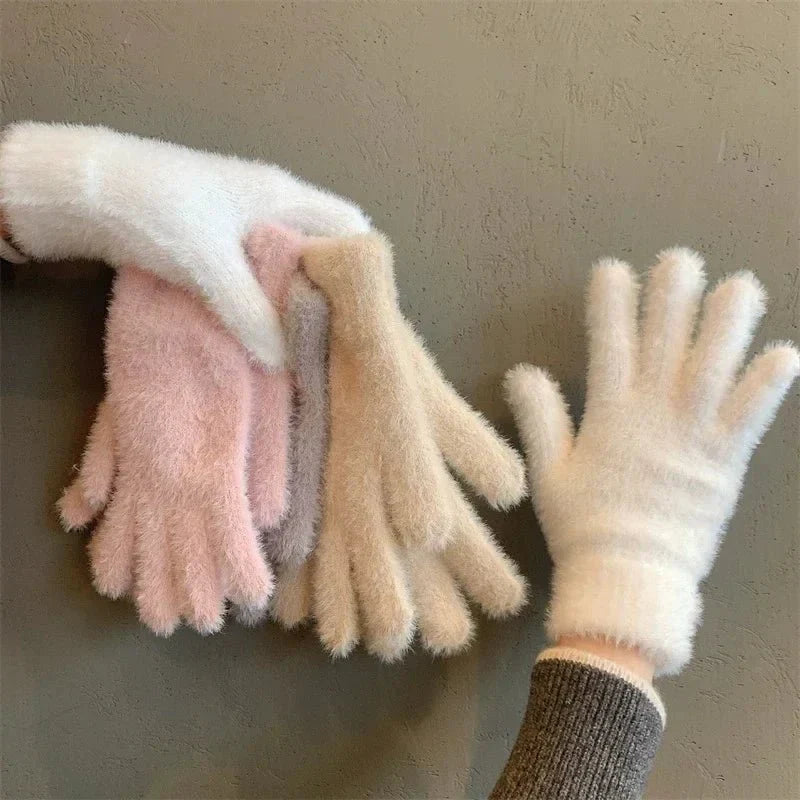 Kuschelige Winterhandschuhe winddicht