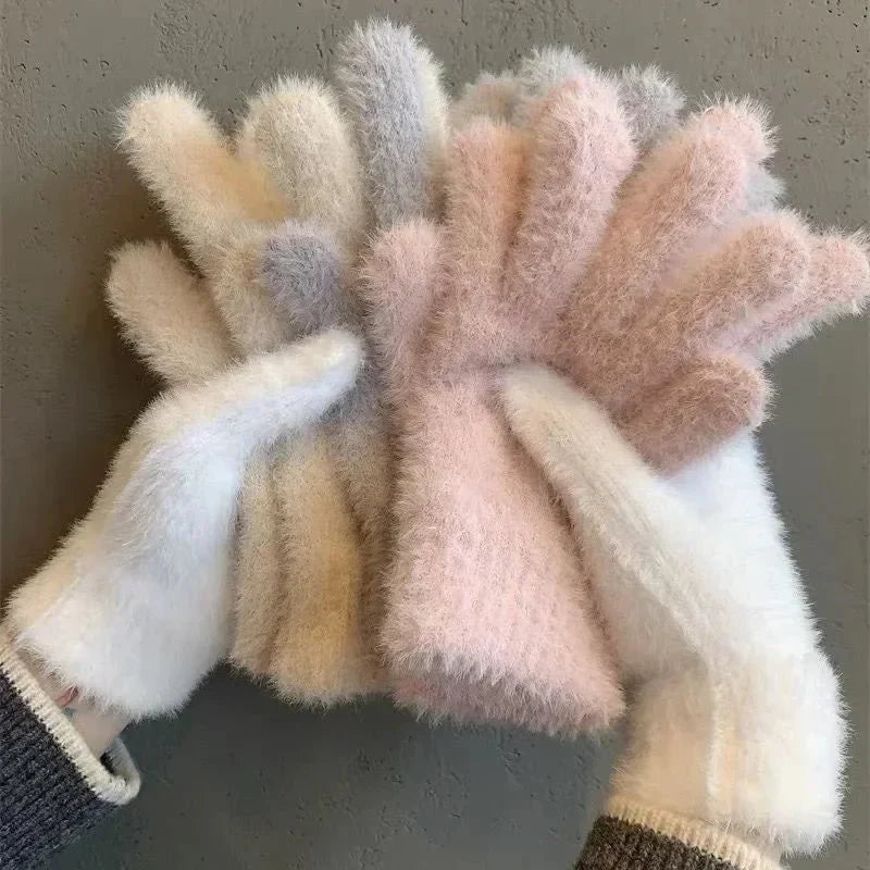 Kuschelige Winterhandschuhe winddicht