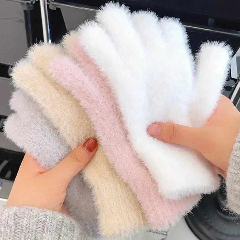 Kuschelige Winterhandschuhe winddicht