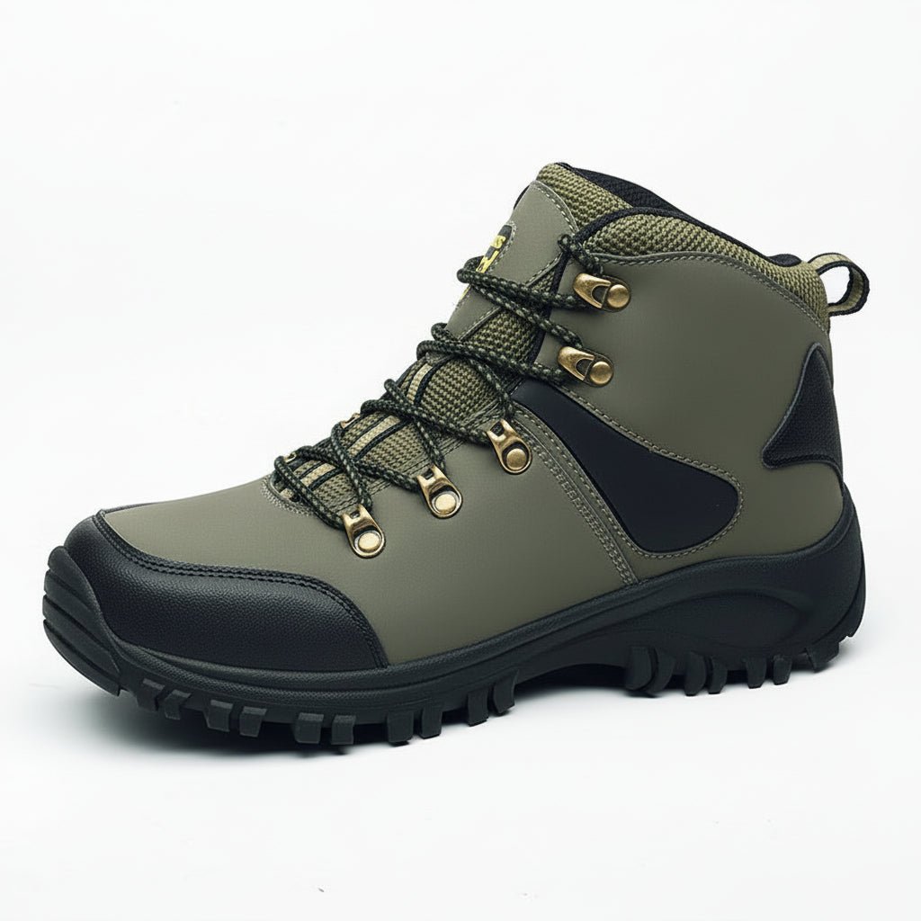 Stahlkappen-Wanderstiefel wasserdicht für raues Gelände