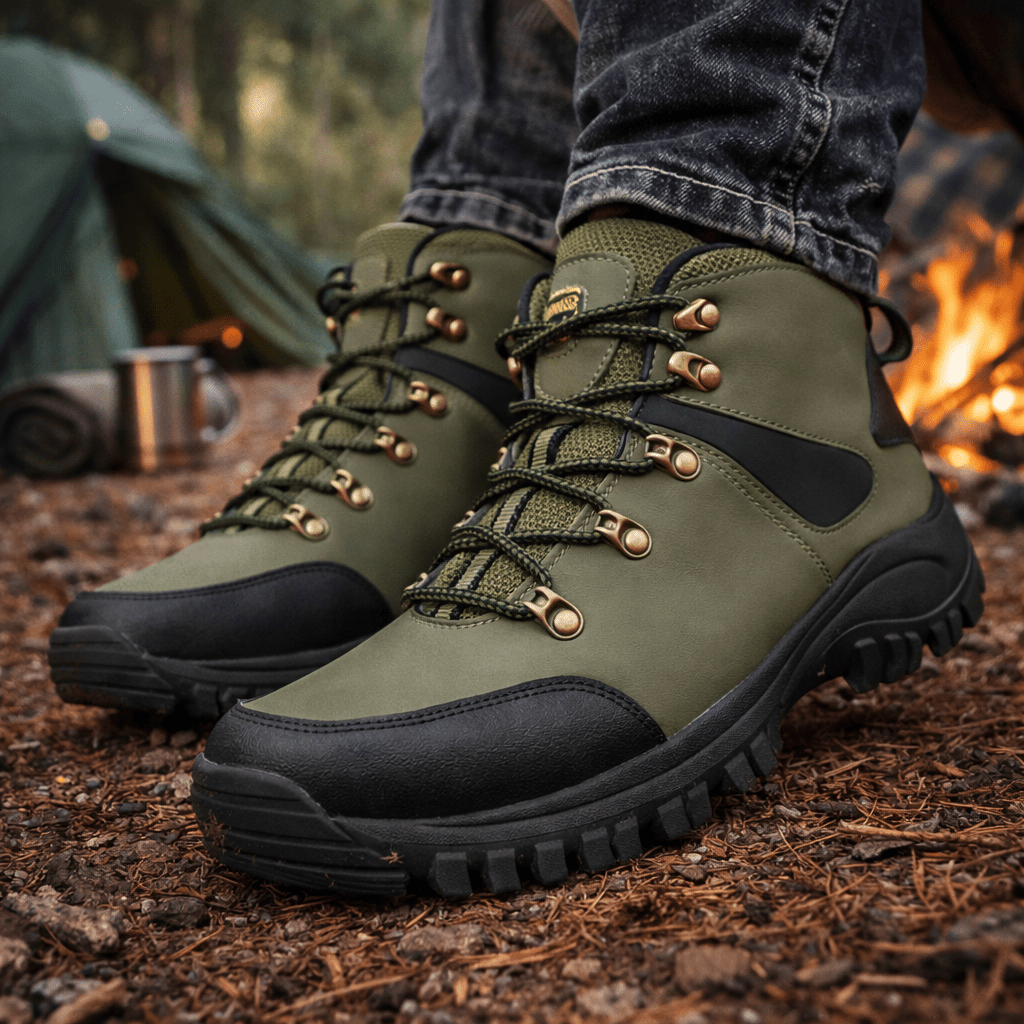 Stahlkappen-Wanderstiefel wasserdicht für raues Gelände
