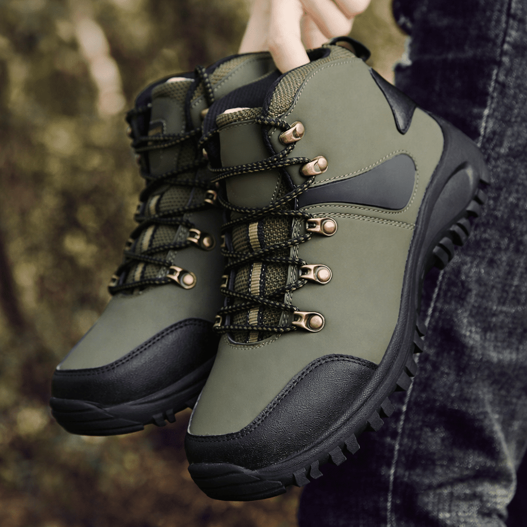 Stahlkappen-Wanderstiefel wasserdicht für raues Gelände
