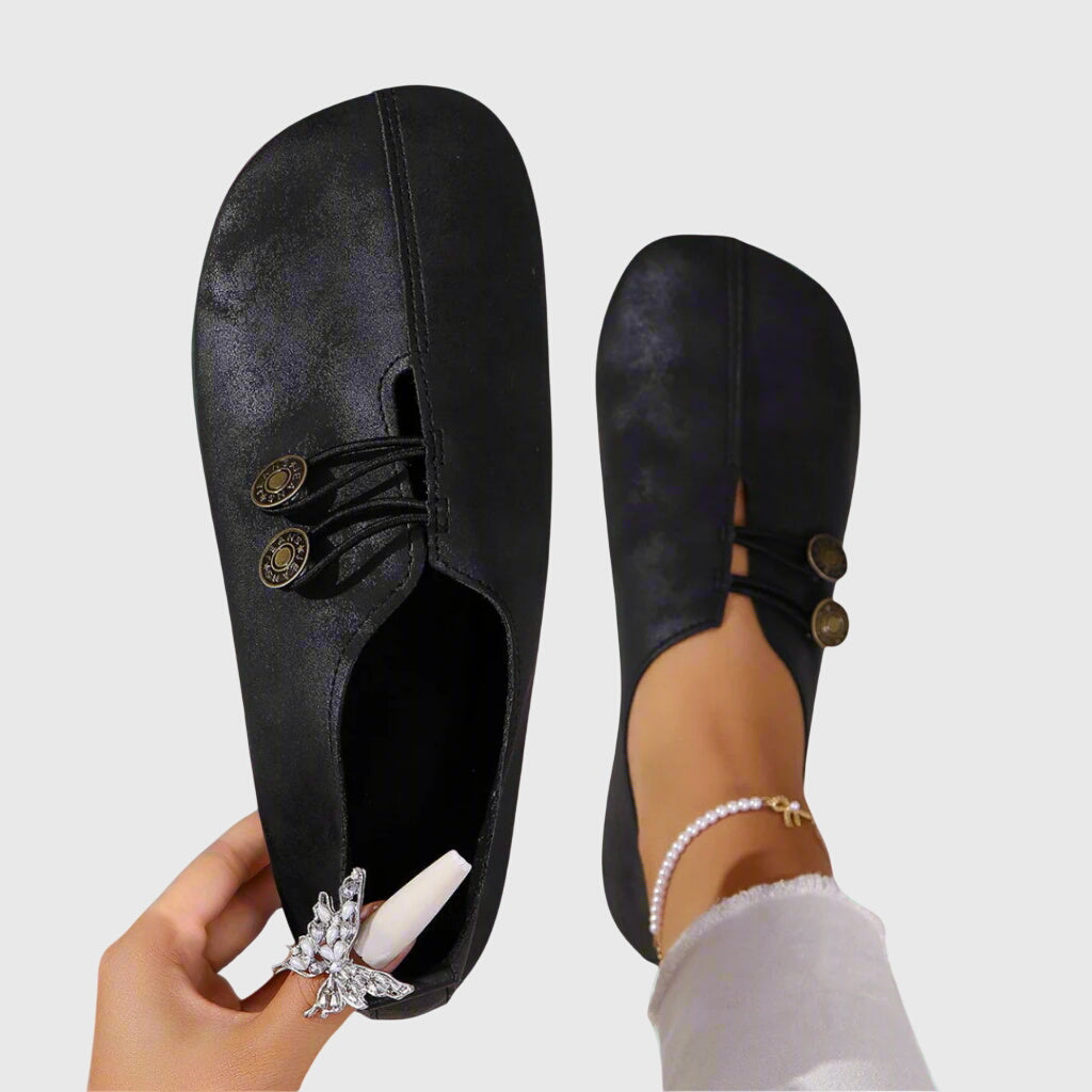 Damen Slip-On Ballerinas, bequem