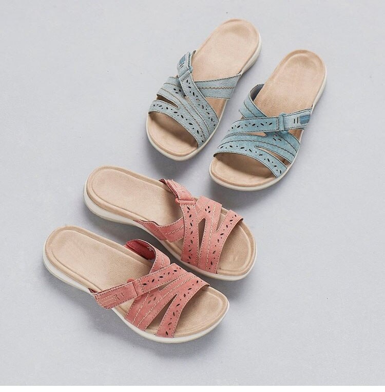 Damen-Sommer-Komfortsandalen mit weicher, verstellbarer Sohle