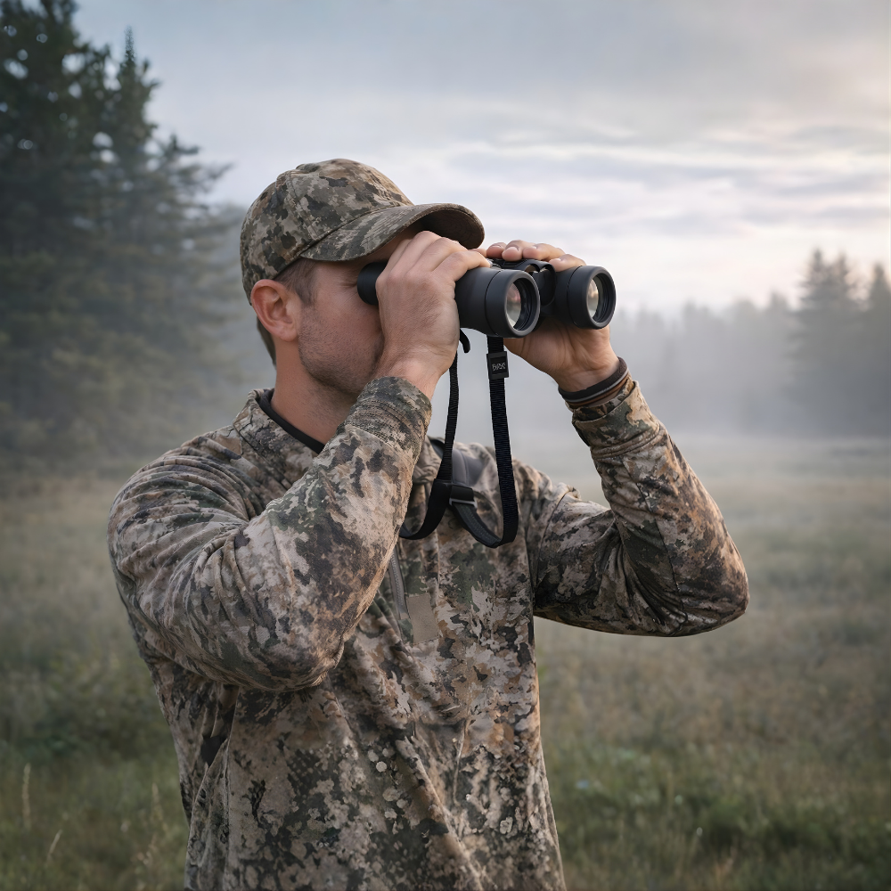 10x50 HD Fernglas mit großer Frontlinse für Vogelbeobachtung, Jagd und Outdoor